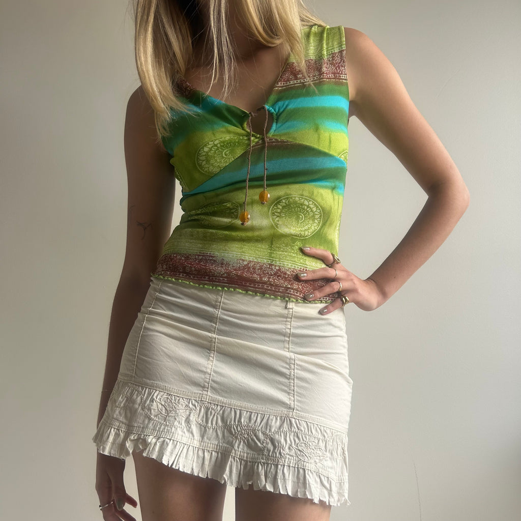 Cotton mini skirt XS/S