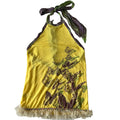 Butterfly halter top made in Italy M/L