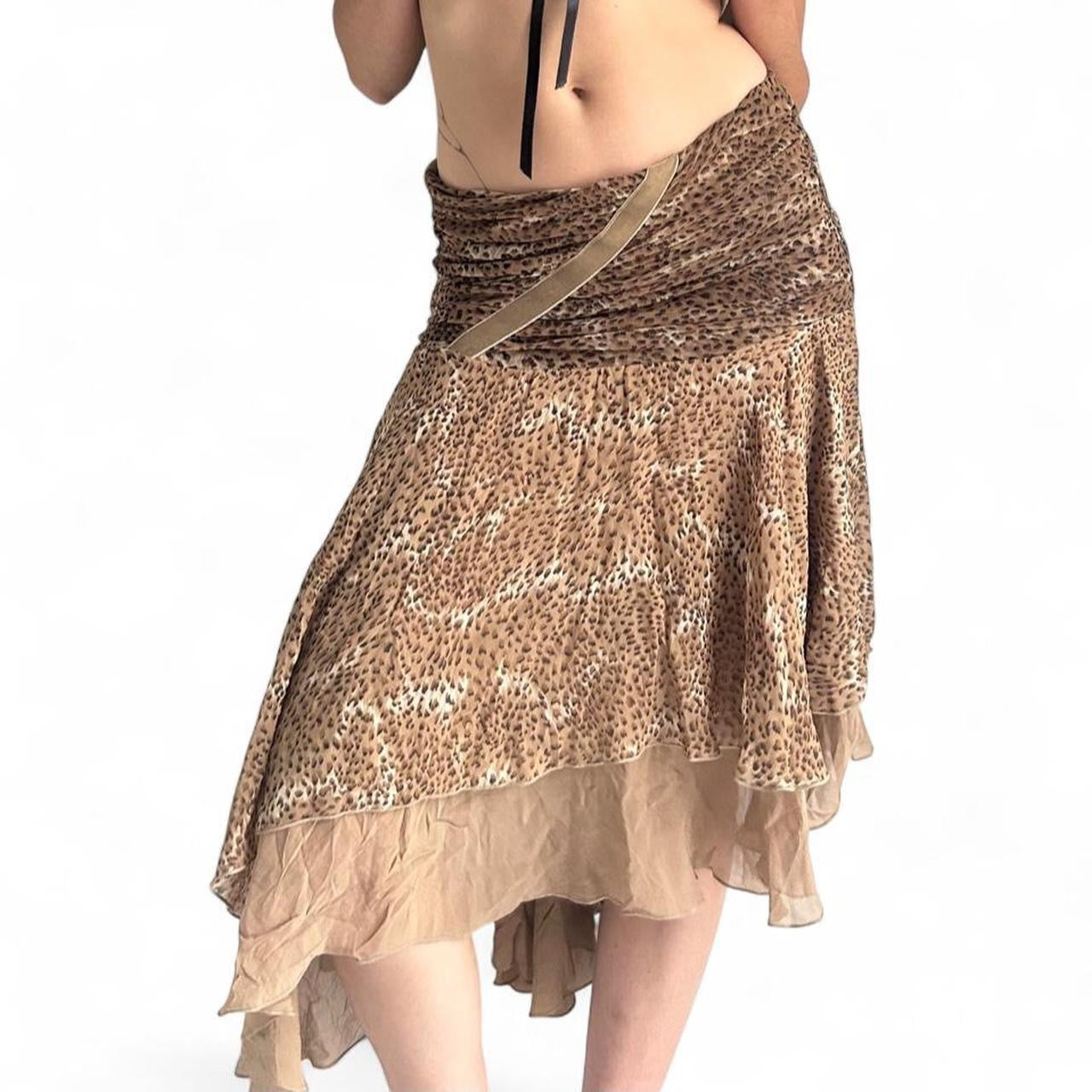 Le Fate made in Italy silk skirt- M