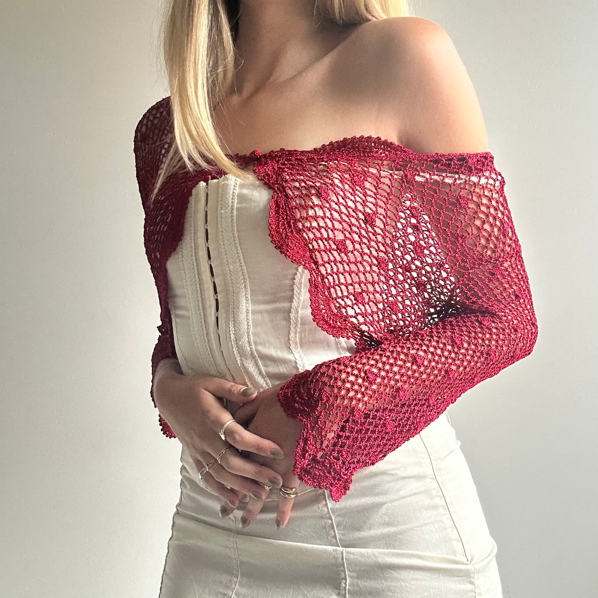 Début crotchet top M