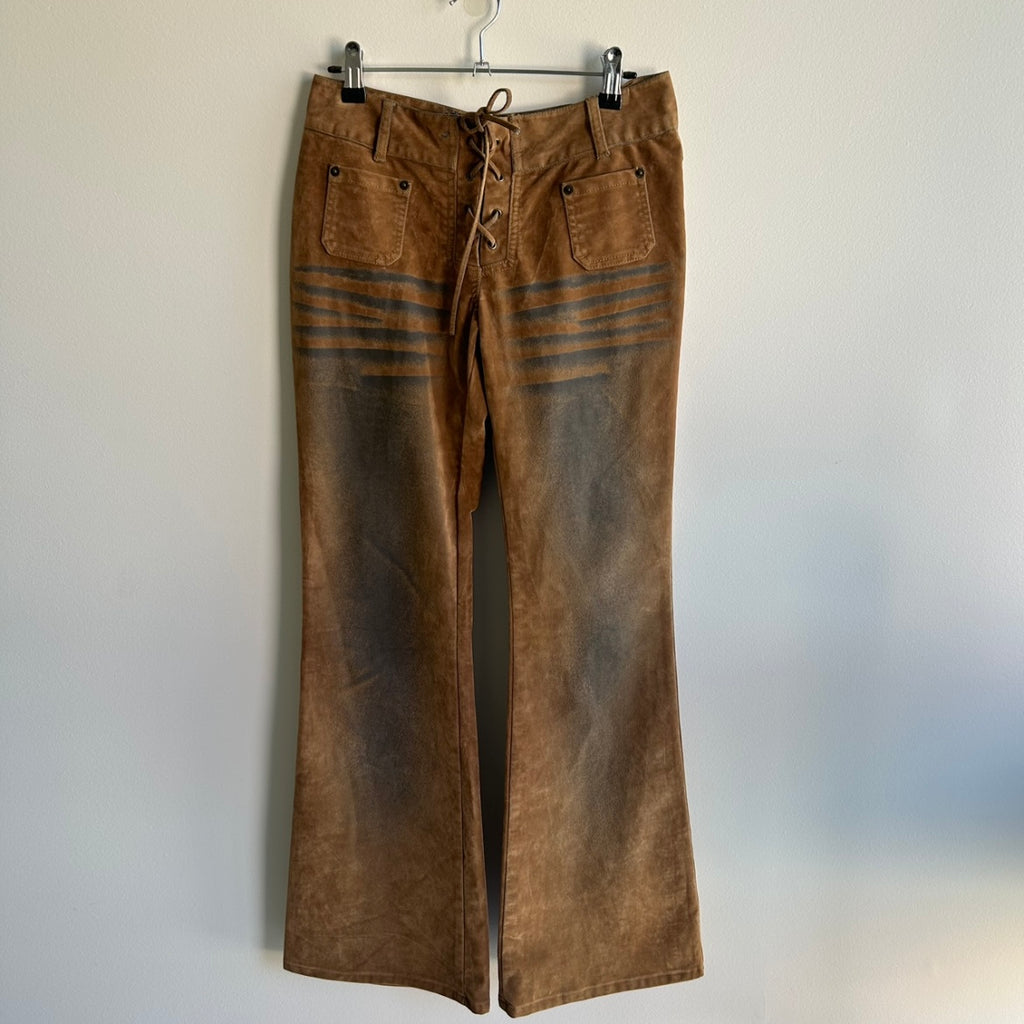 Insane Fishbone Brown pants XXS-XS
