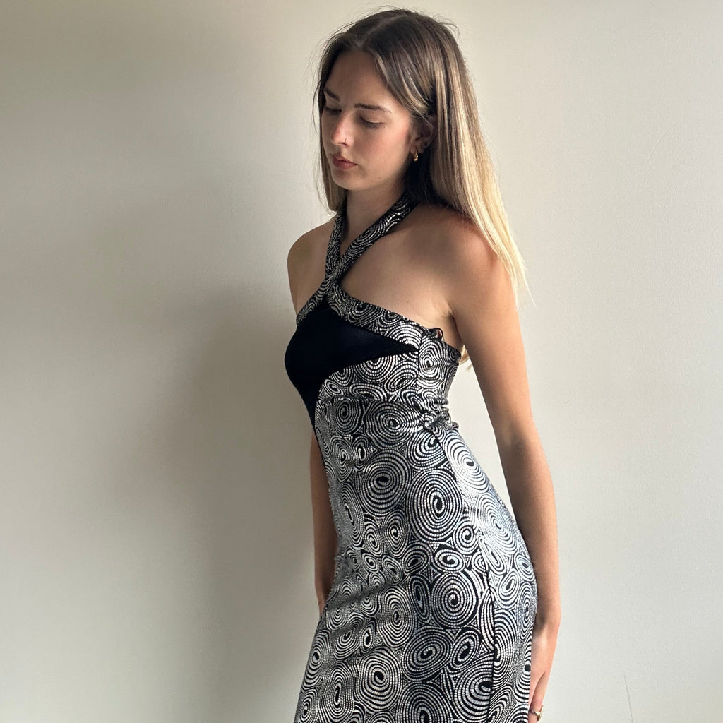 Gorgeous halter maxi dress S/M