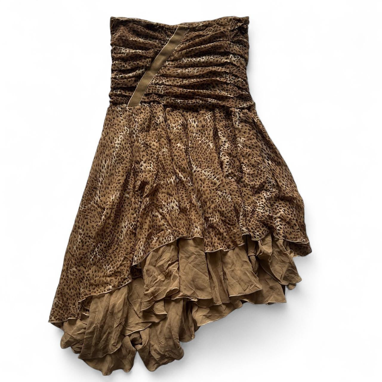 Le Fate made in Italy silk skirt- M