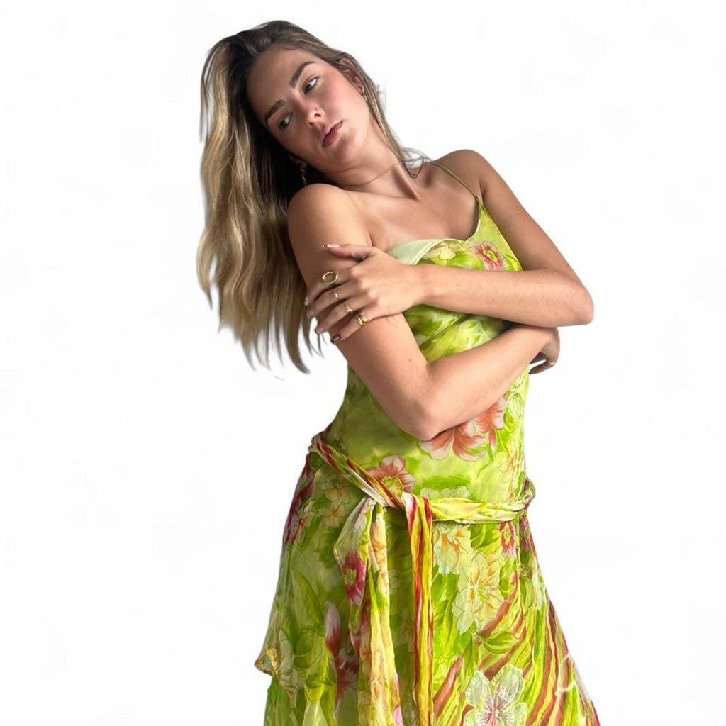 René Derhy Garden Bloom dress- medium/large