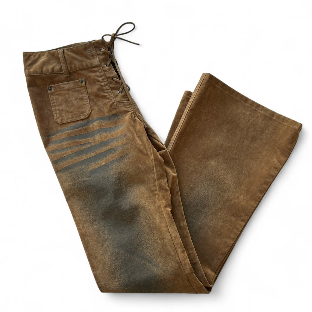 Insane Fishbone Brown pants XXS-XS