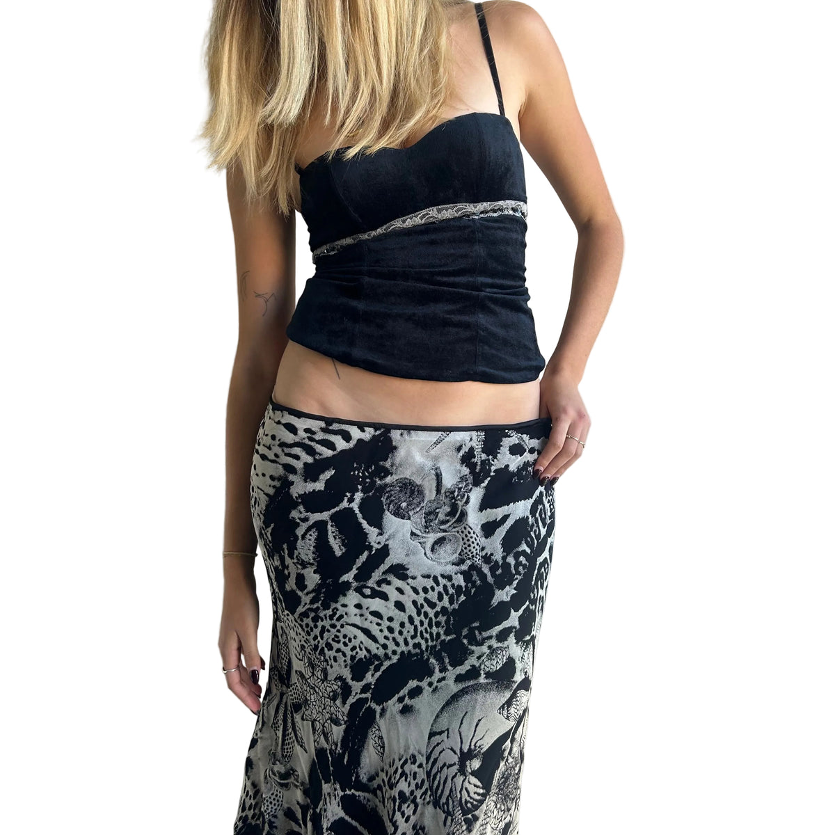 Made in Italy midi skirt L/XL