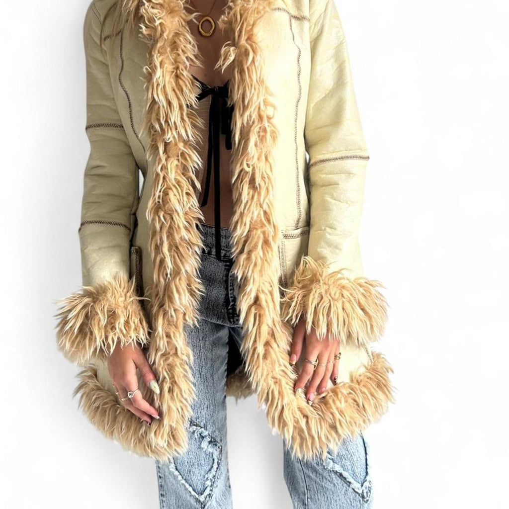 Miss Sixty afghan/ penny lane coat- small