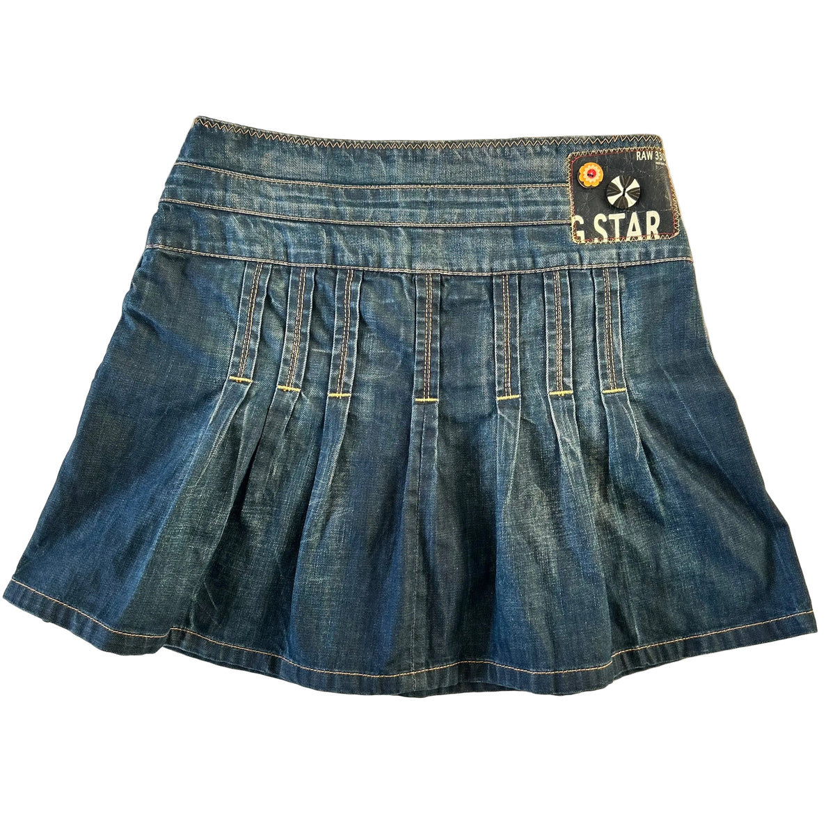 EDC denim pleated skirt XS/S