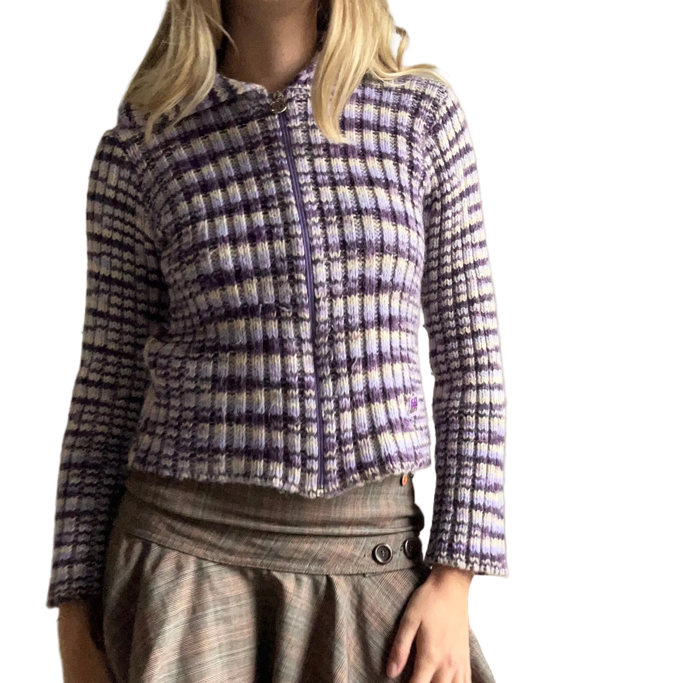 Miss Sixty knit zip up: S/M