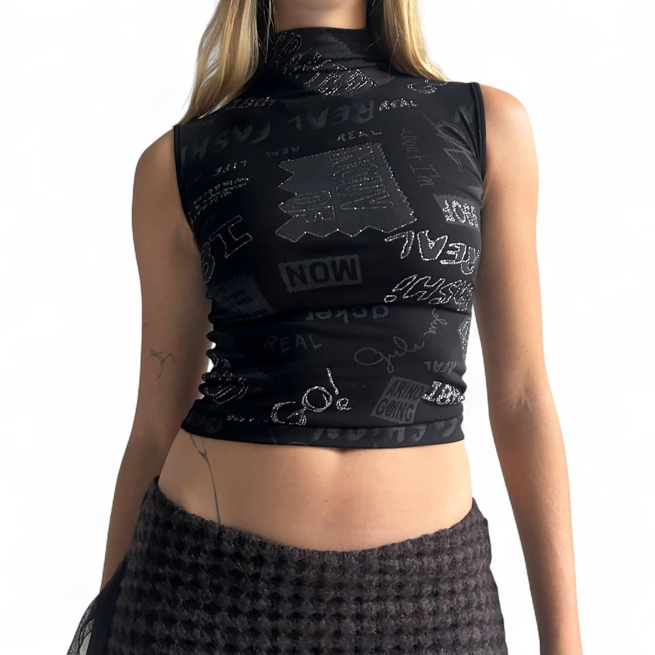 Made in Italy sparkly tank- XS/small