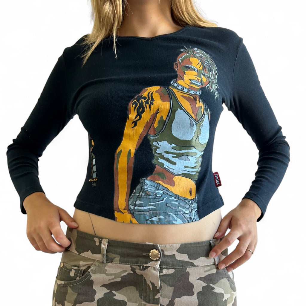 Killah (Miss Sixty) Graphic long sleeve M