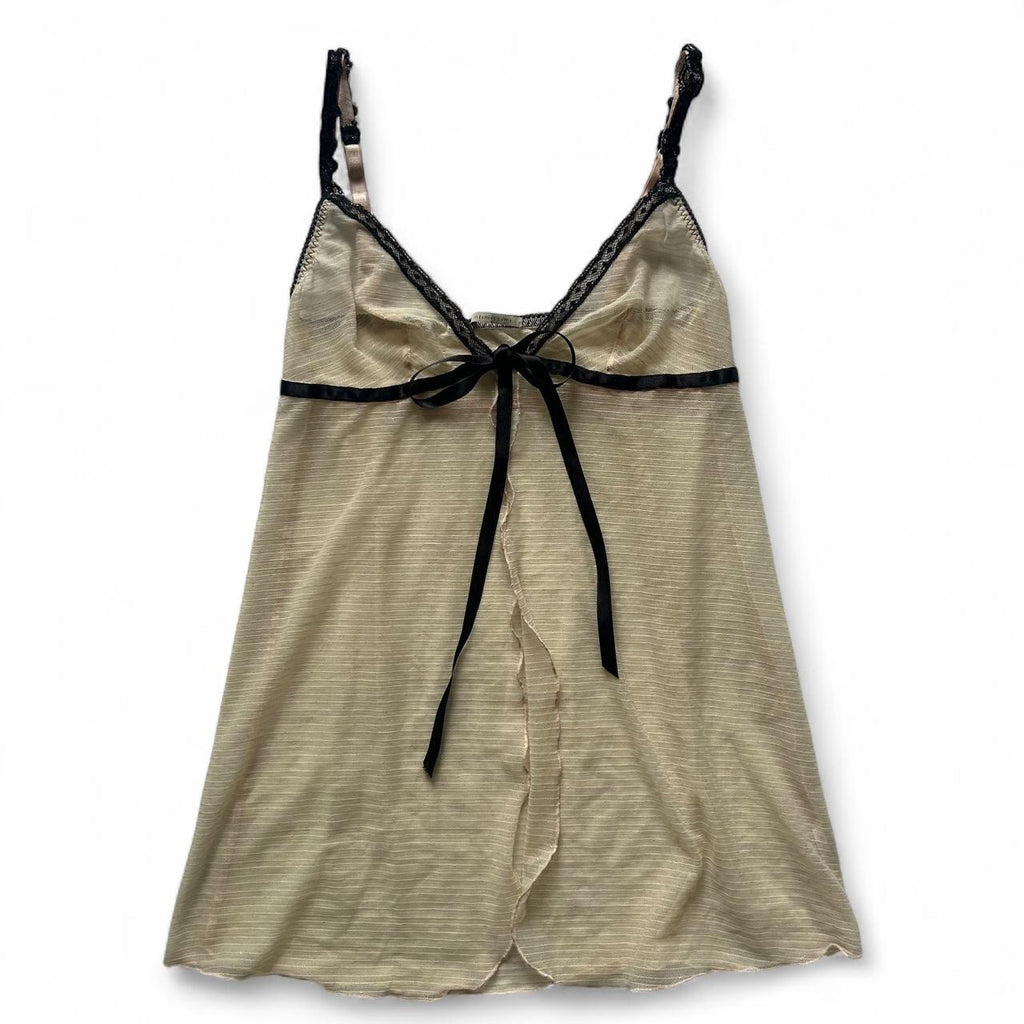 Intimissimi striped lace cami- small/medium