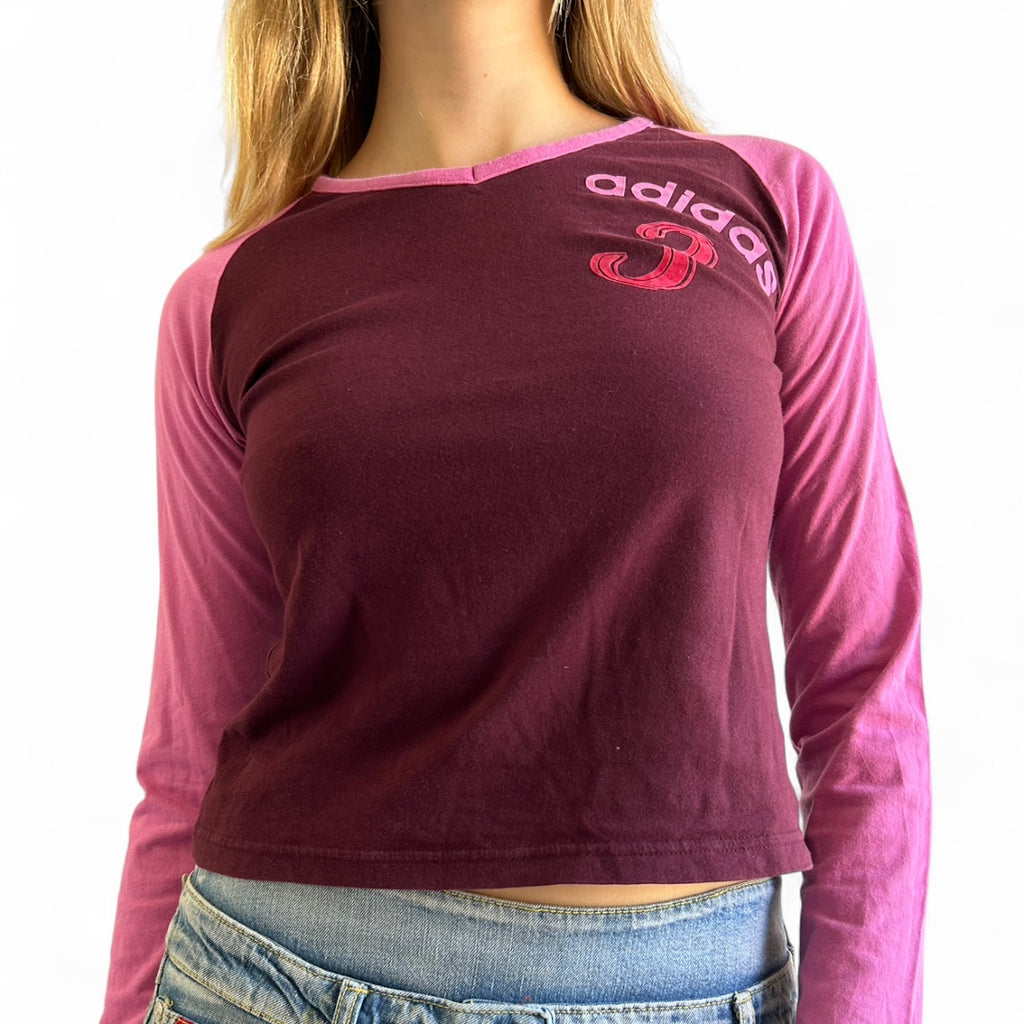 Adidas pink/purple long sleeve
