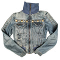 Phard denim zip up jacket: S/M