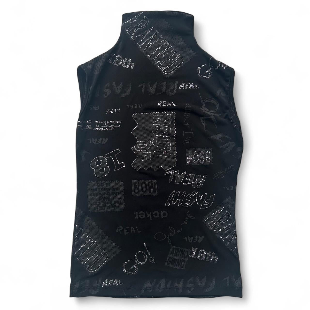 Made in Italy sparkly tank- XS/small
