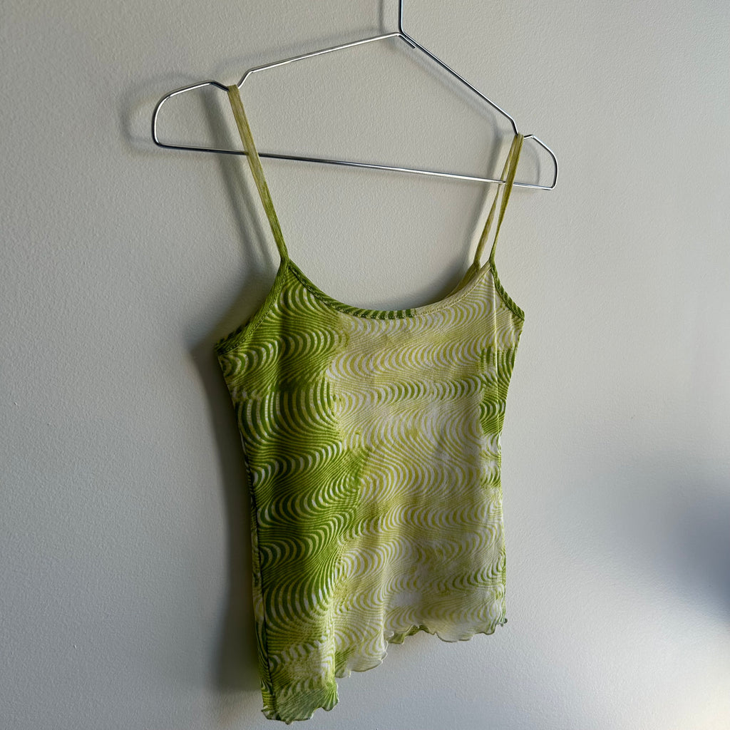 Green stretchy cami/tank