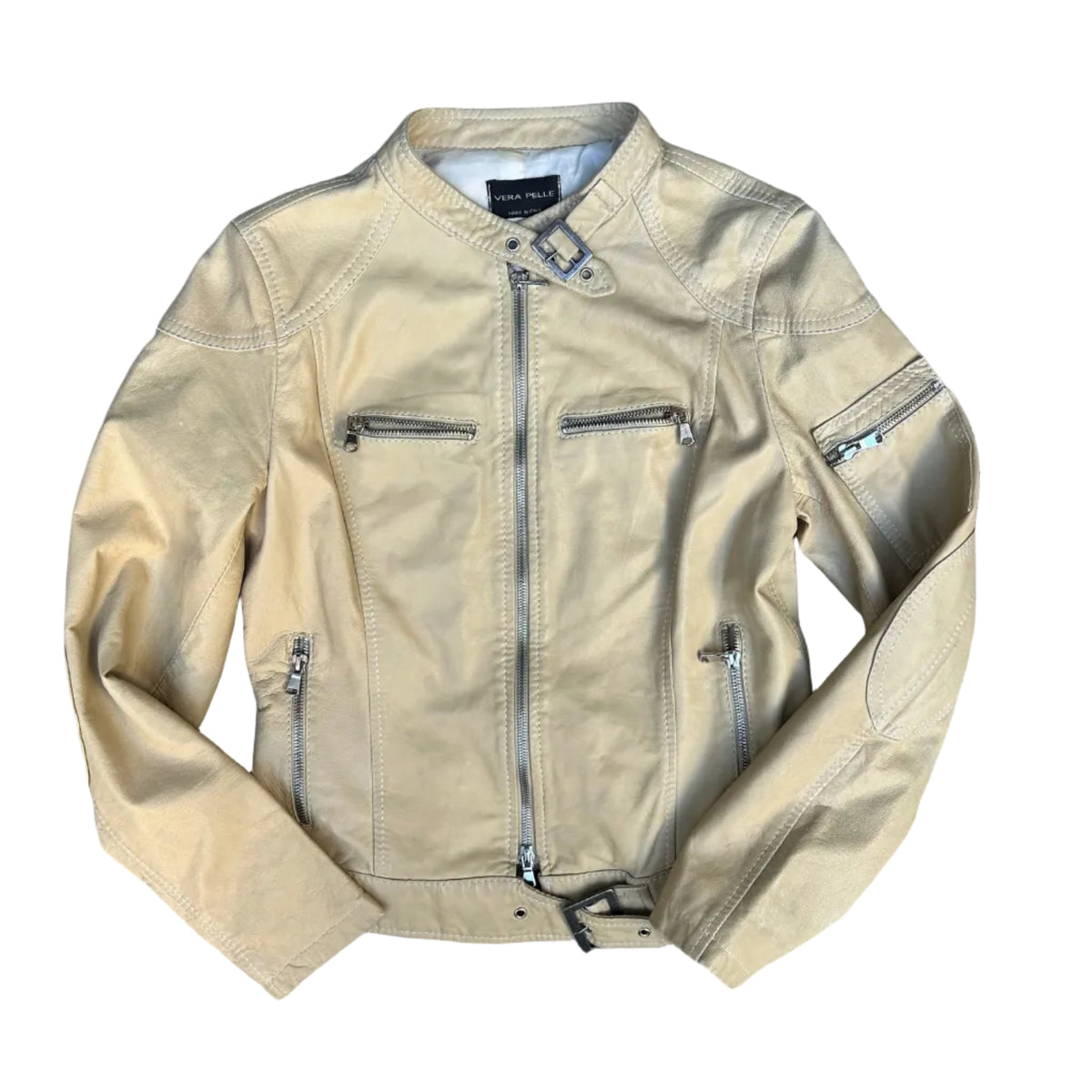 Leather jacket made in Italy small