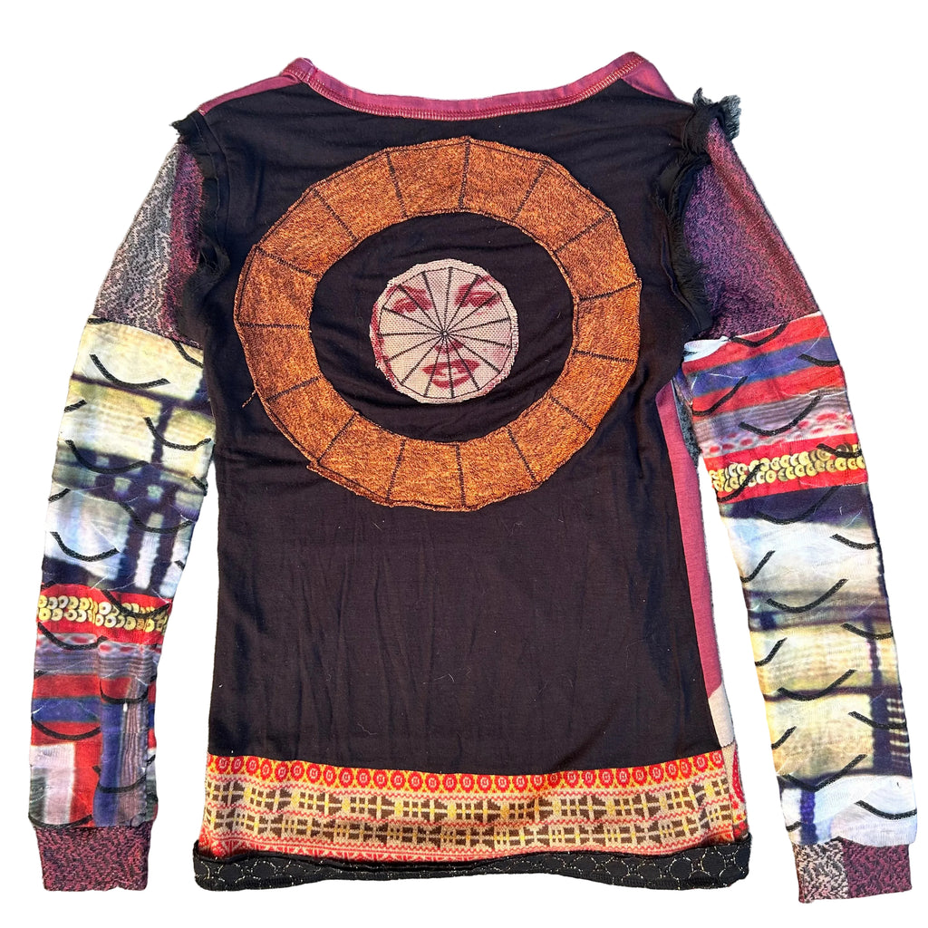 Desigual graphic long sleeve: S/M