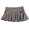 Brown mini skirt: S
