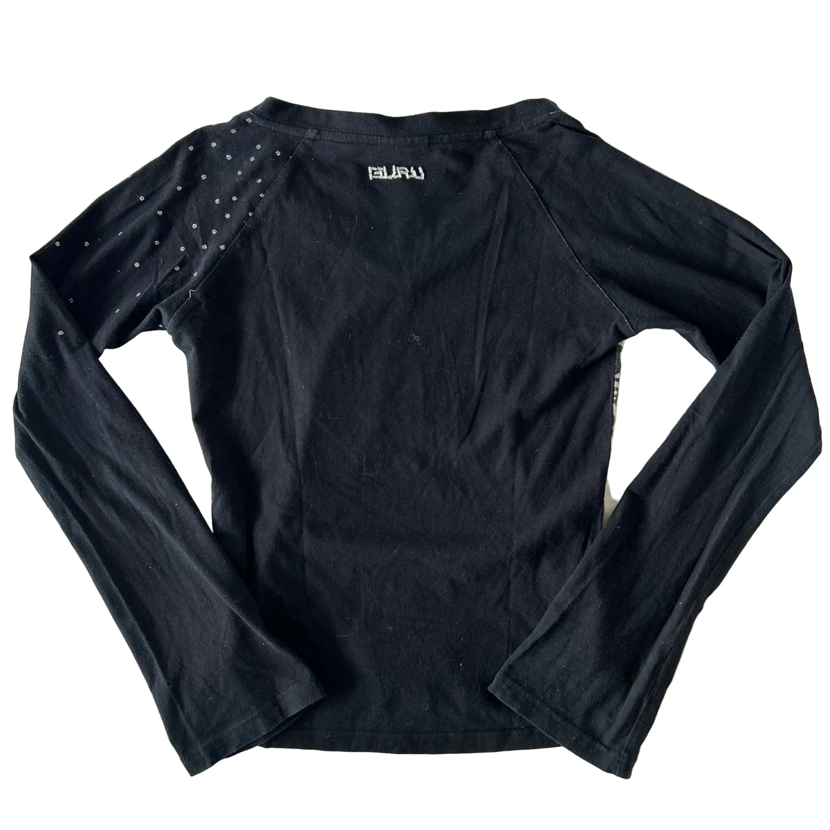 Graphic beaded long sleeve S/M