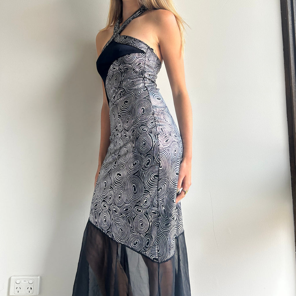 Gorgeous halter maxi dress S/M