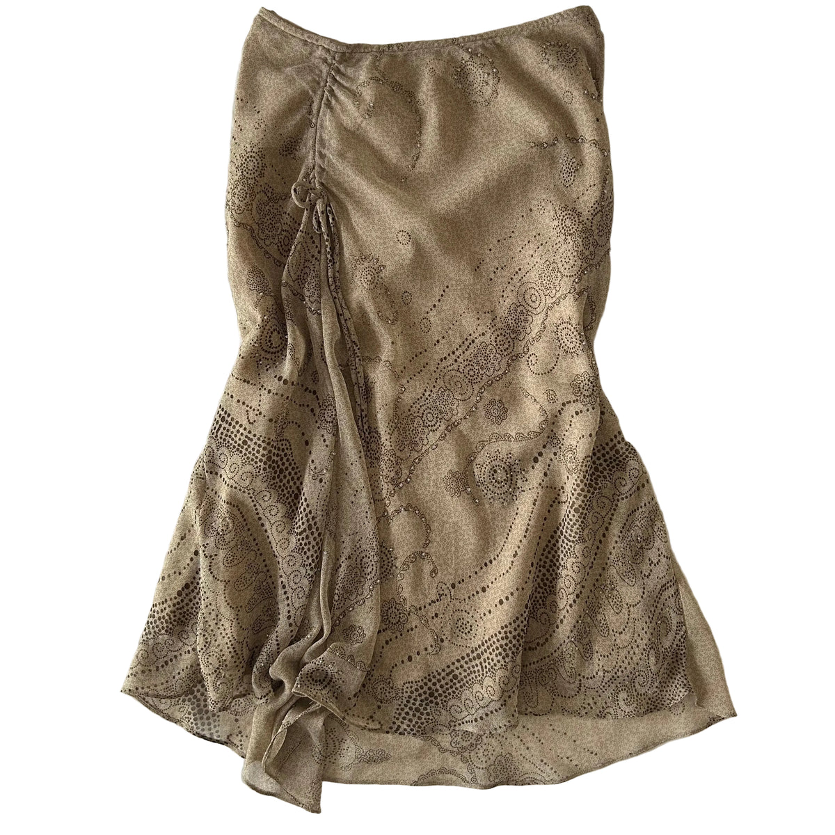 Beaded long skirt M