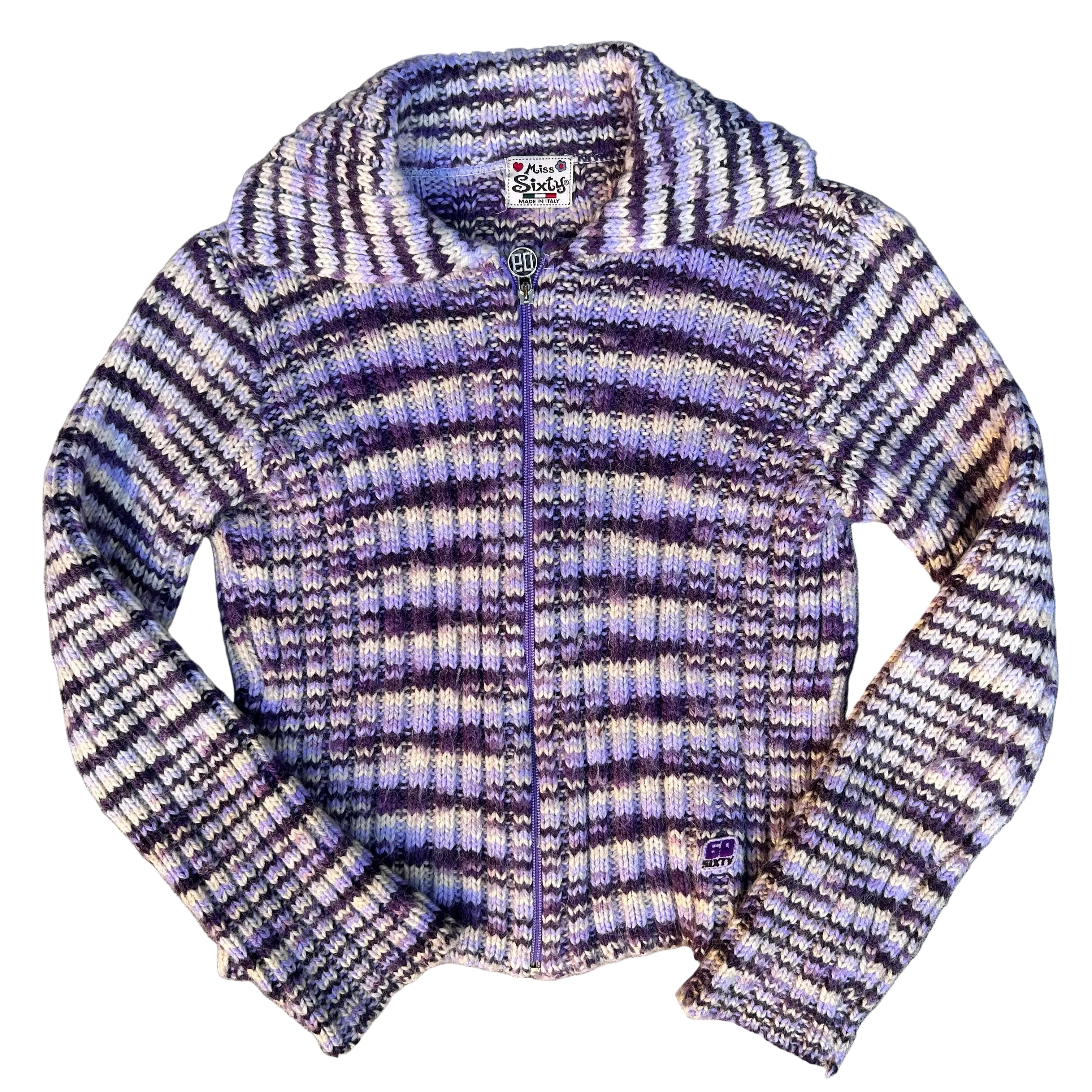 Miss Sixty knit zip up: S/M