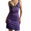 Miss Sixty purple midi dress size small
