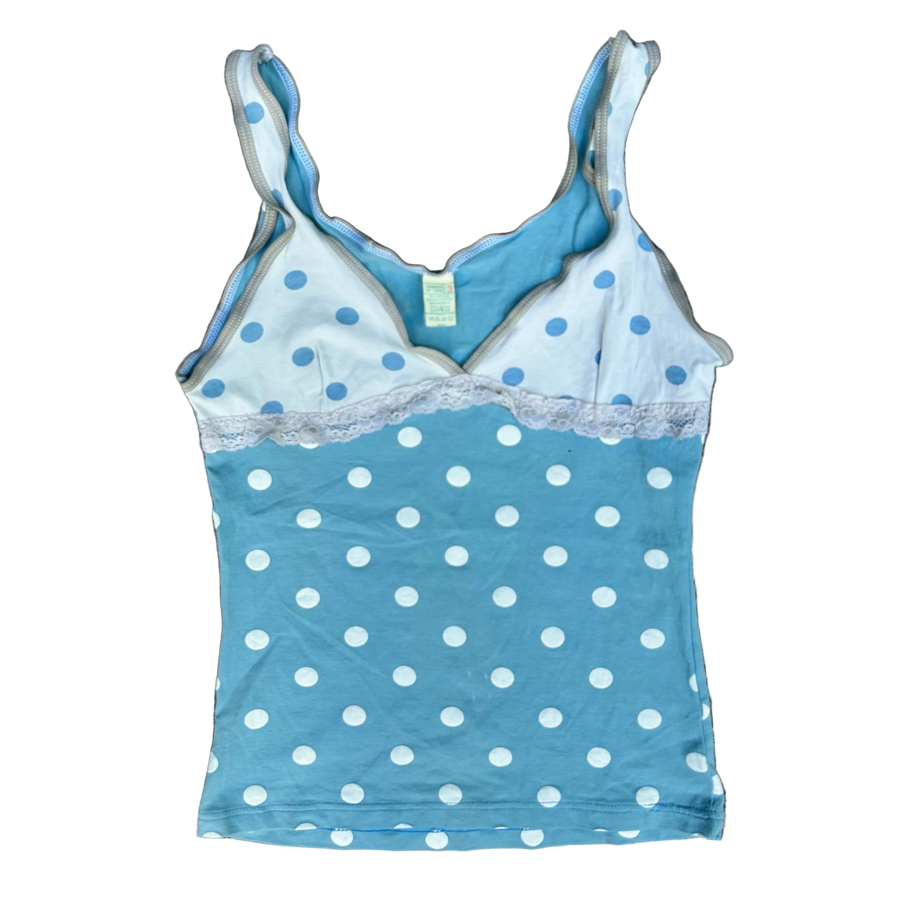 Polka dot cami: M/L