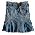 Urban jeans denim midi skirt S