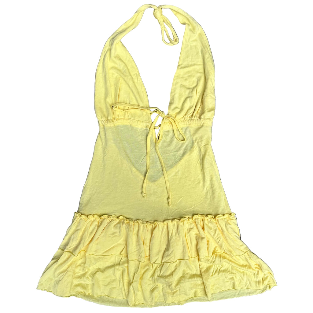 Yellow mini dress: S