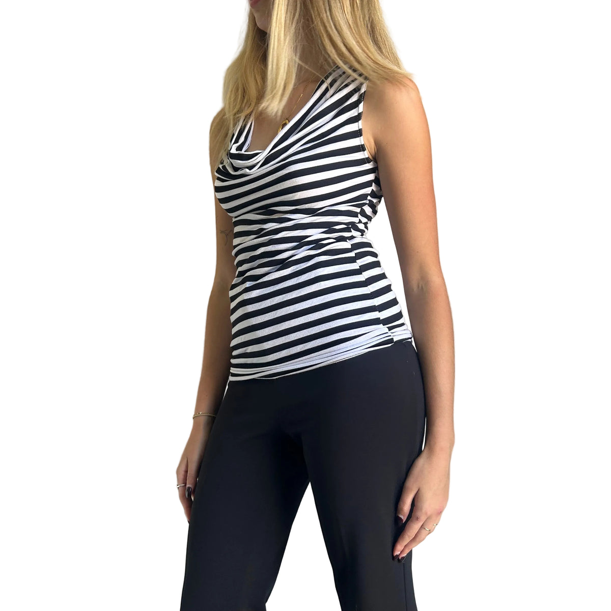 Striped tank top small