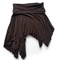 Made in Italy brown asymmetrical skirt- small