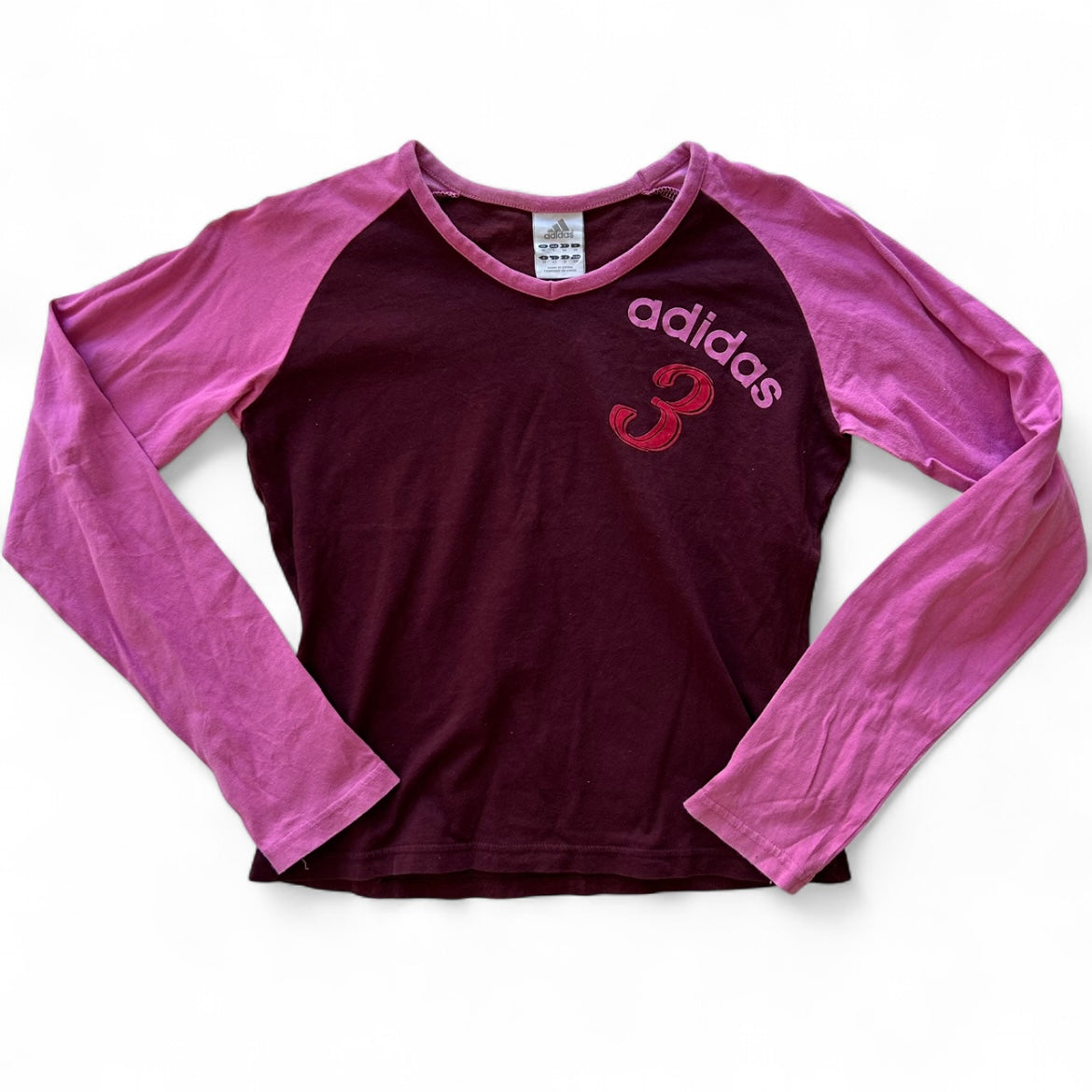 Adidas pink/purple long sleeve