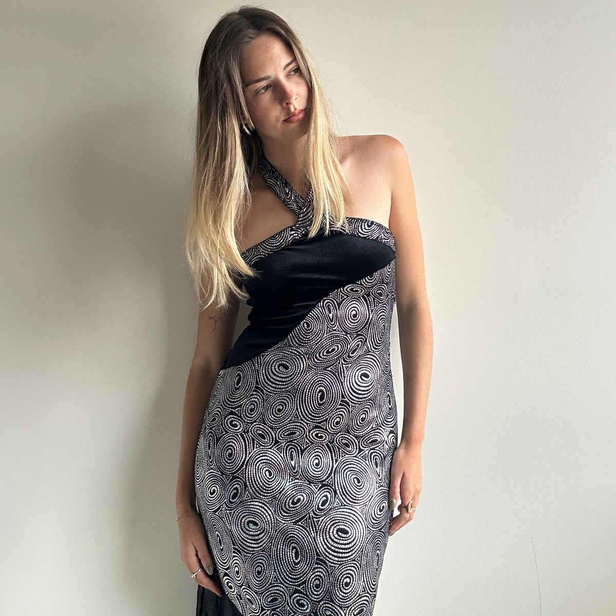 Gorgeous halter maxi dress S/M