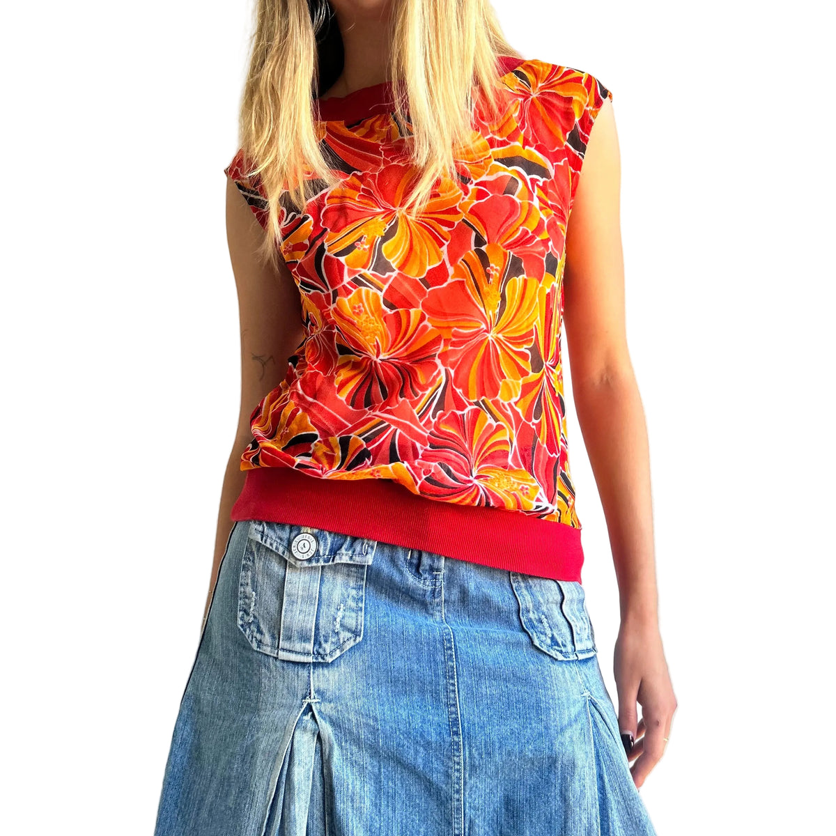 Floral top M
