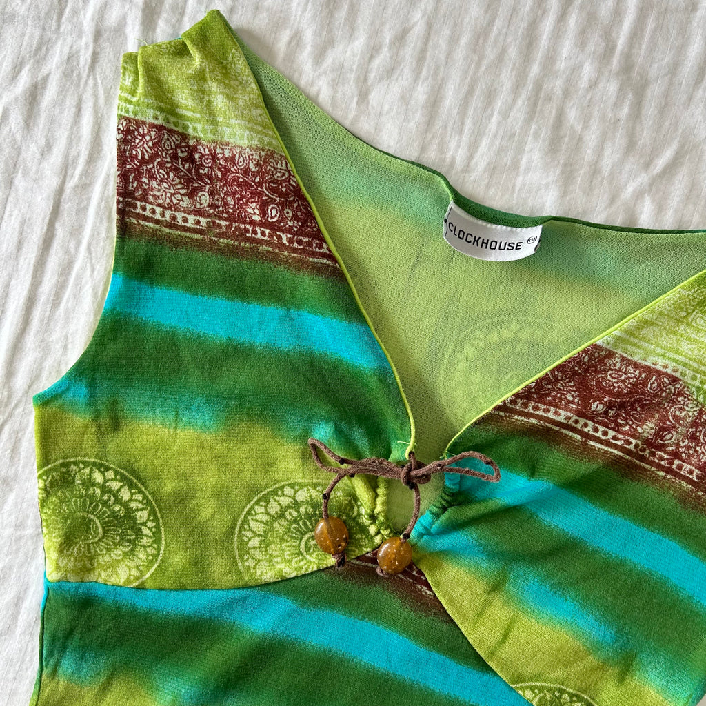 Green and brown fairy tank M/L