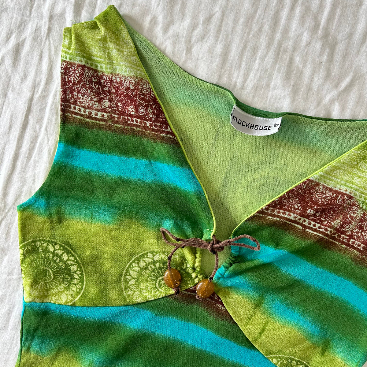 Green and brown fairy tank M/L