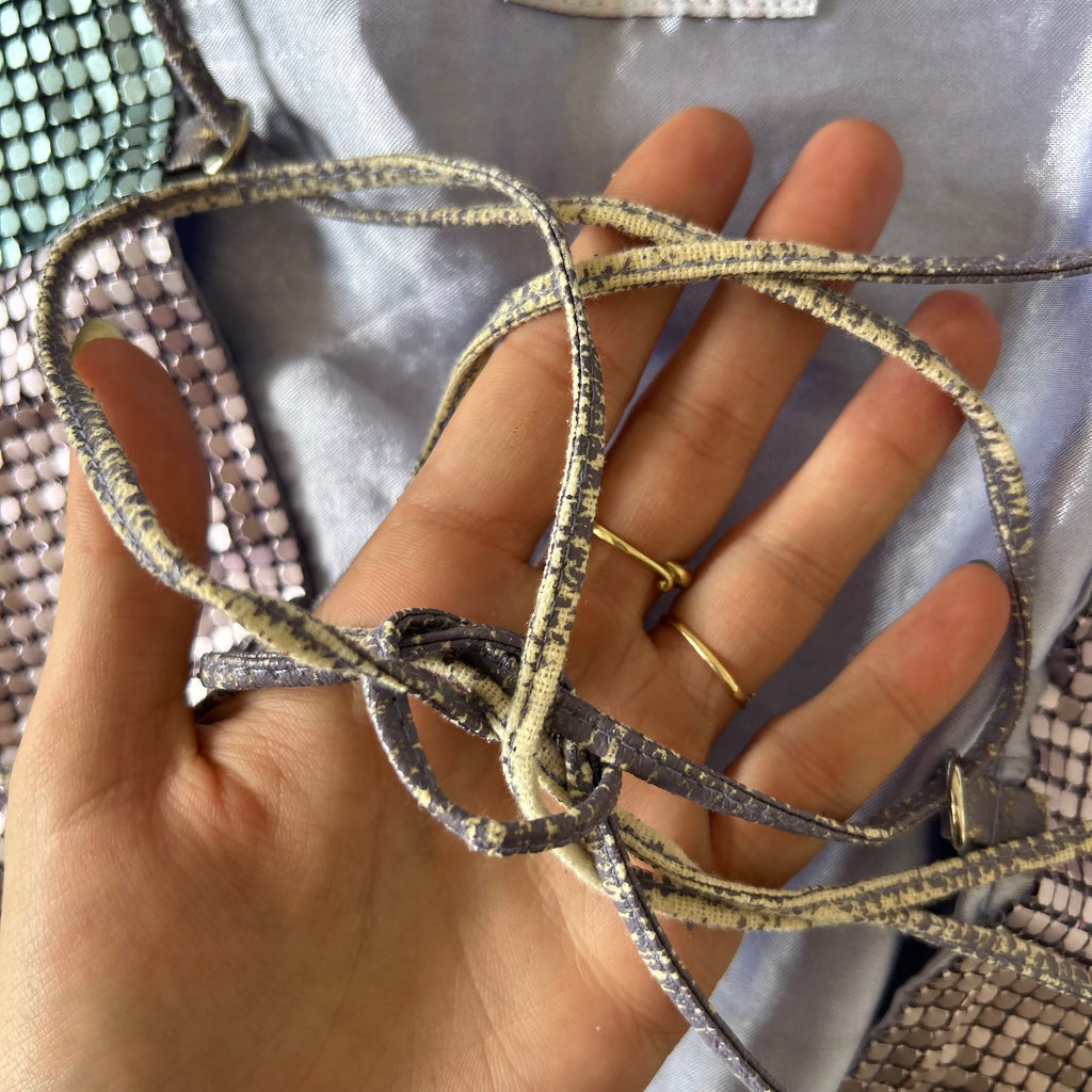 Morgan De Toi sparkly cow neck top XS/S