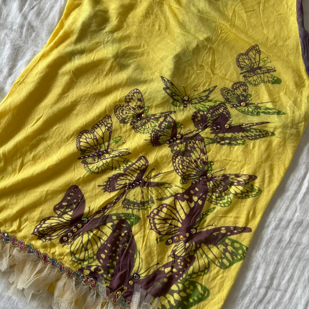 Butterfly halter top made in Italy M/L