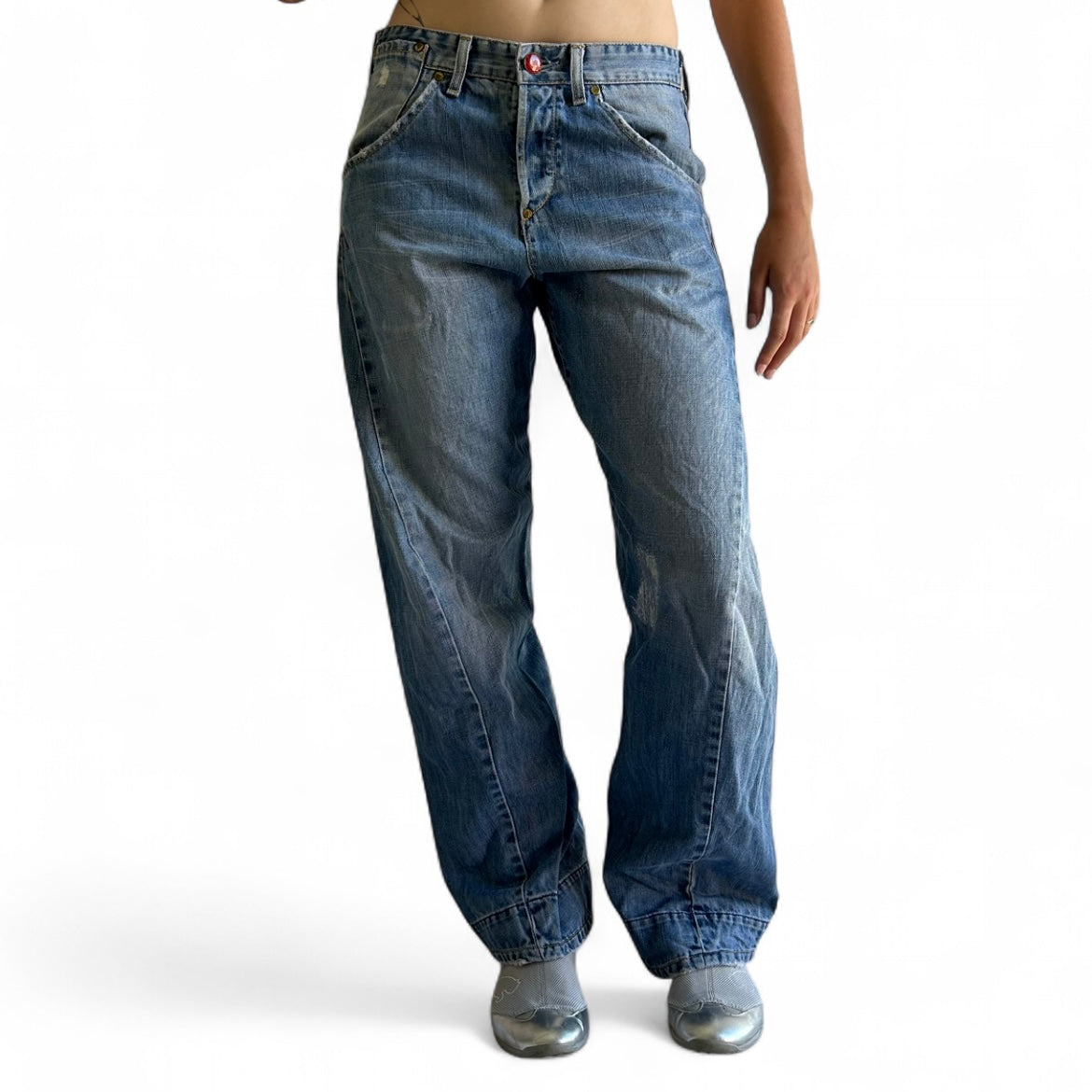 Levi’s Engineered denim jeans with buckle back