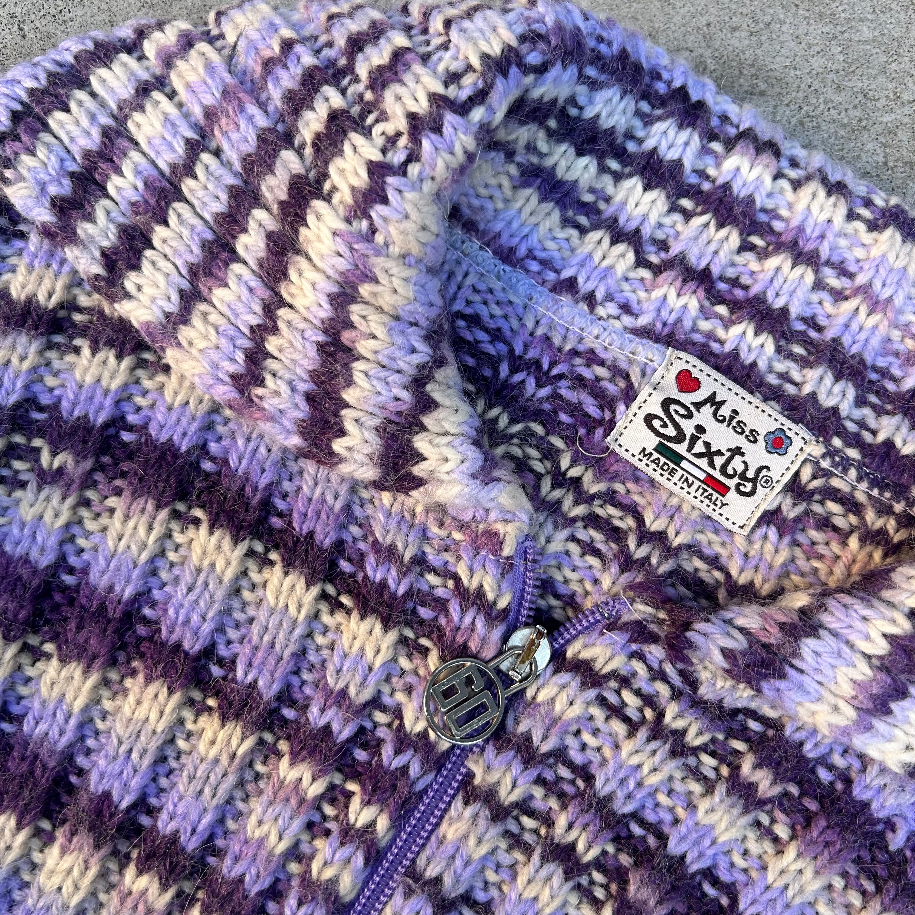 Miss Sixty knit zip up: S/M