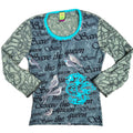 Save the Queen mesh long sleeve: S