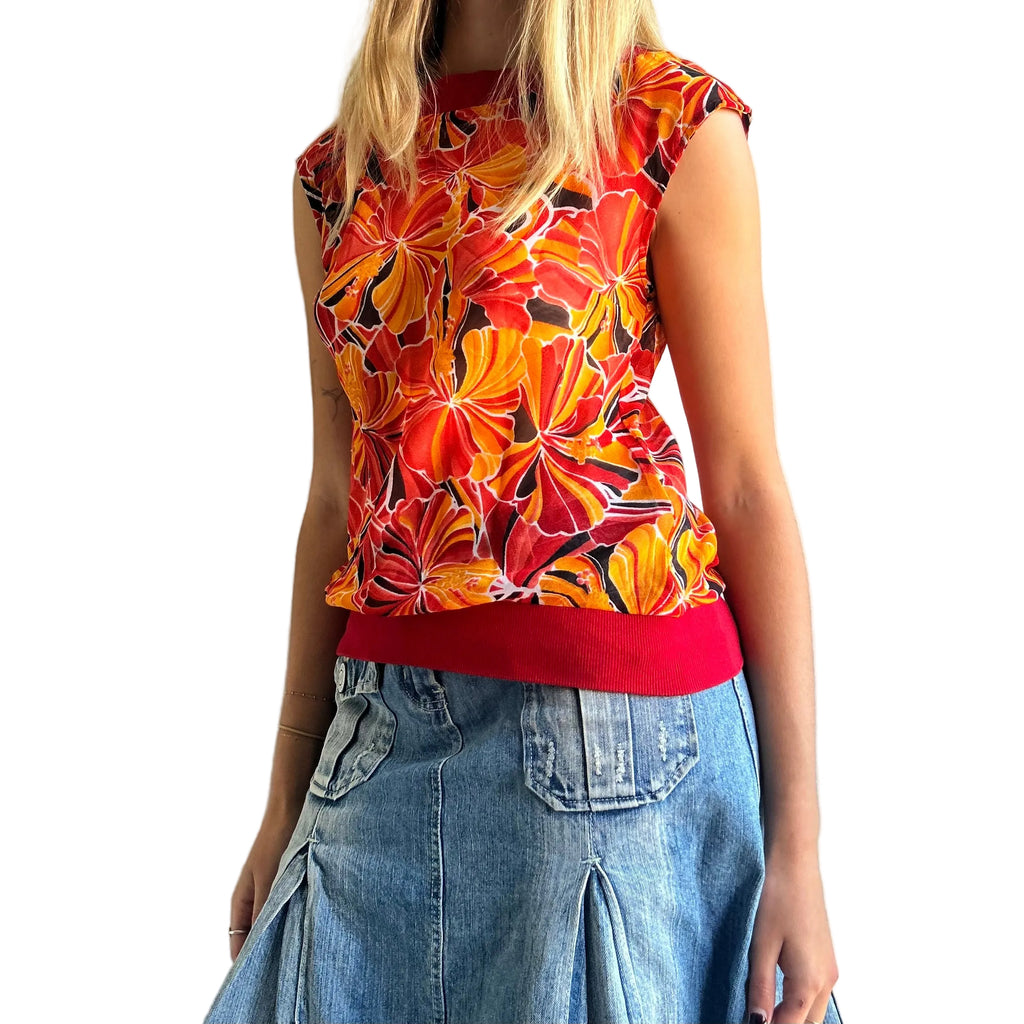 Floral top M