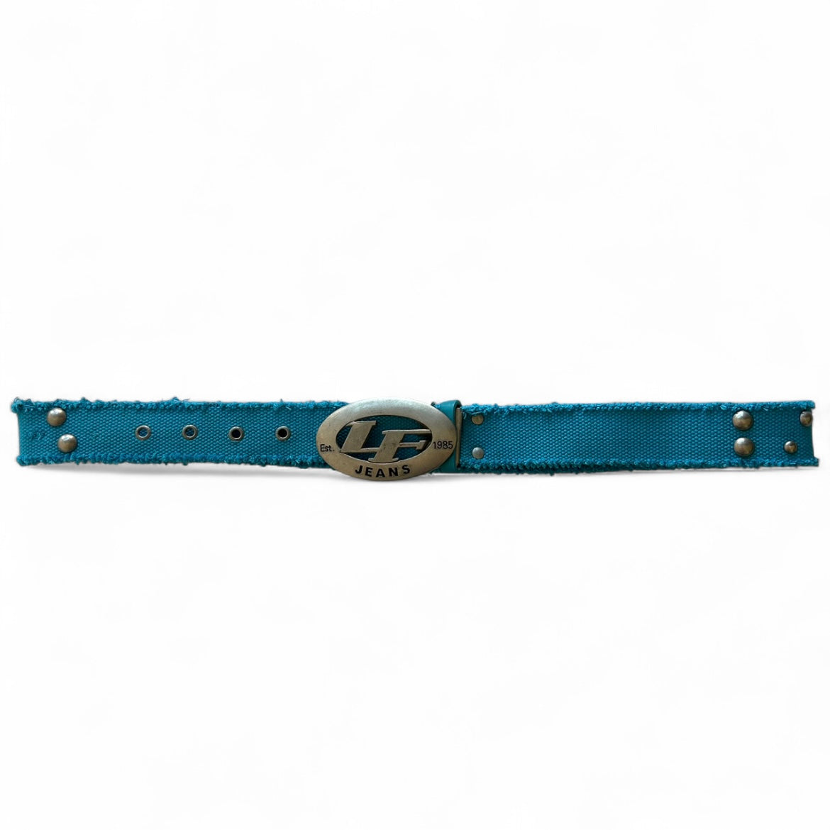 Blue jeans fabric belt