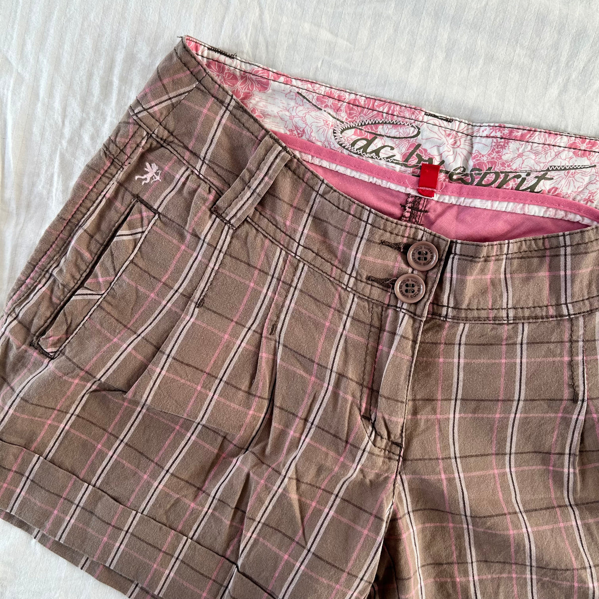 Esprit plaid shorts XS/S