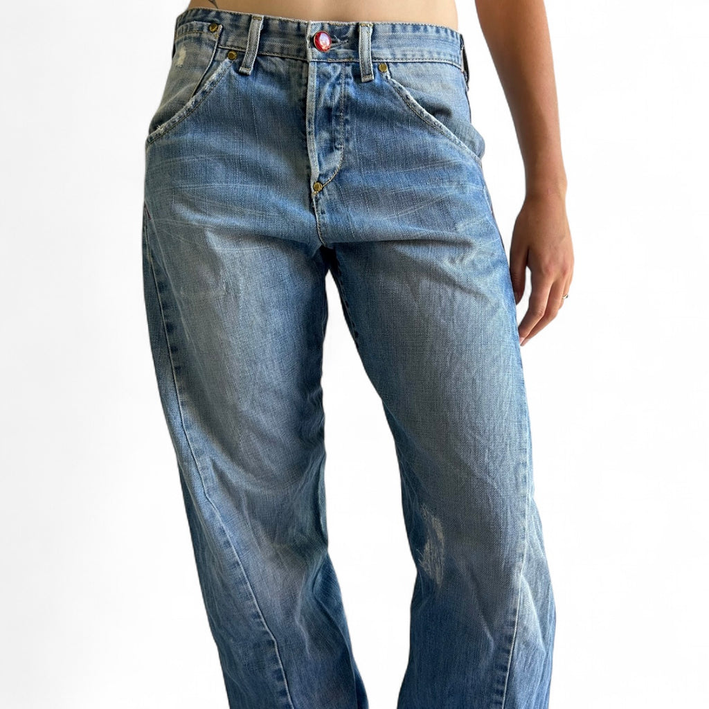 Levi’s Engineered denim jeans with buckle back