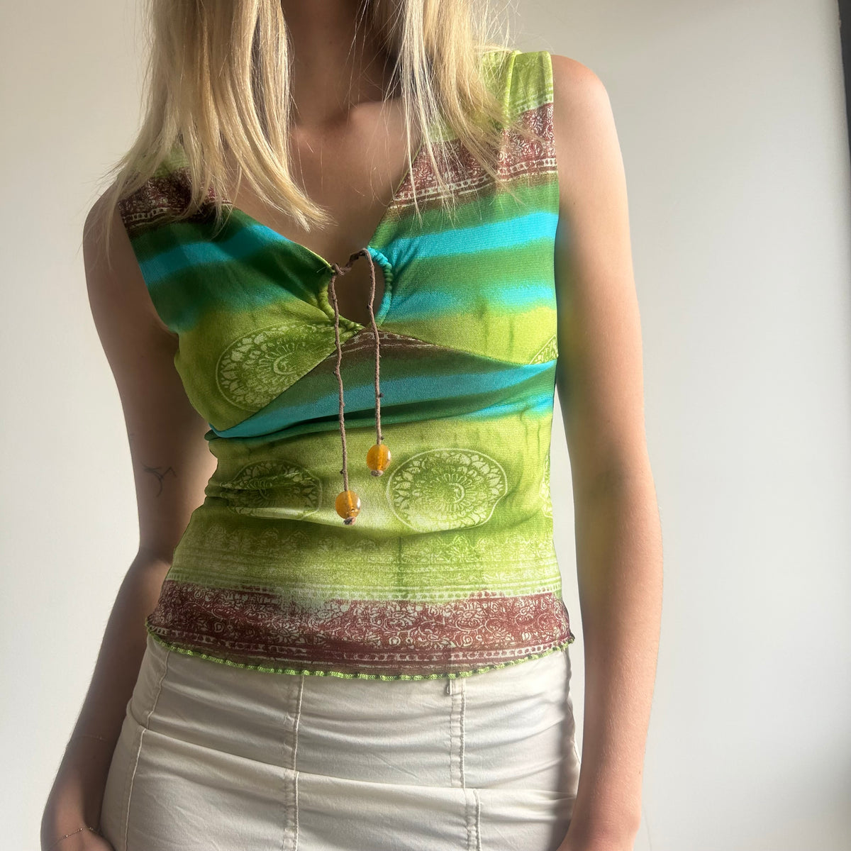 Green and brown fairy tank M/L