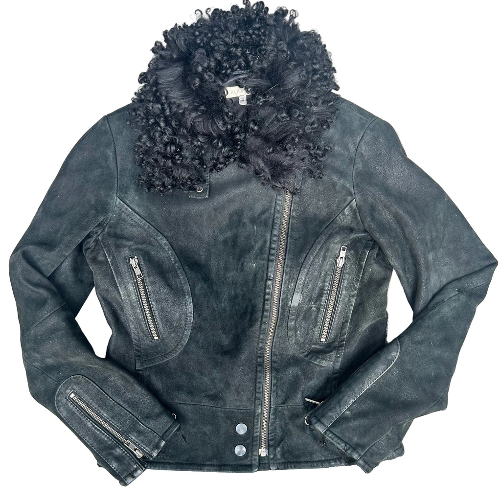 Kookai leather jacket: small