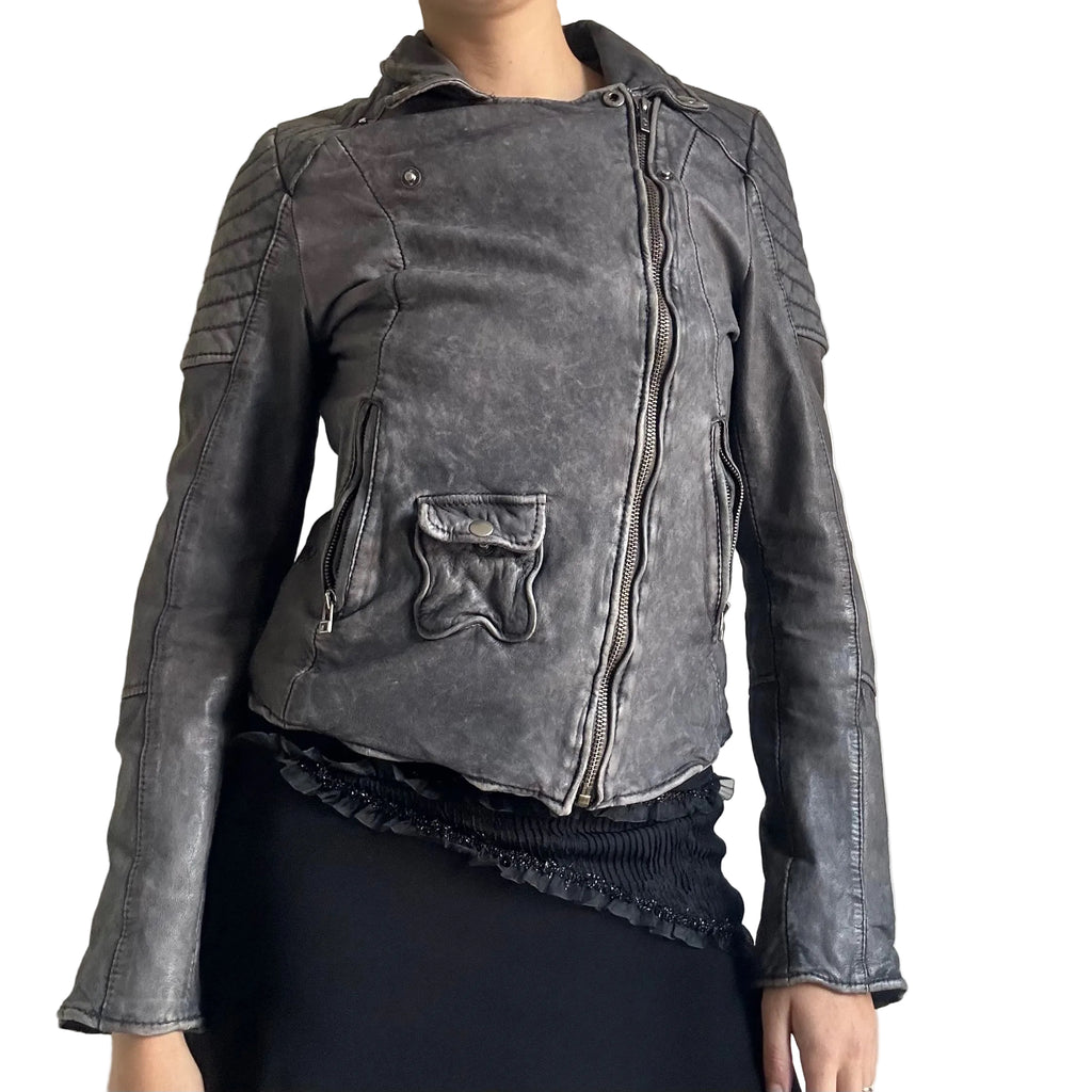 Goosecraft leather jacket- S/M